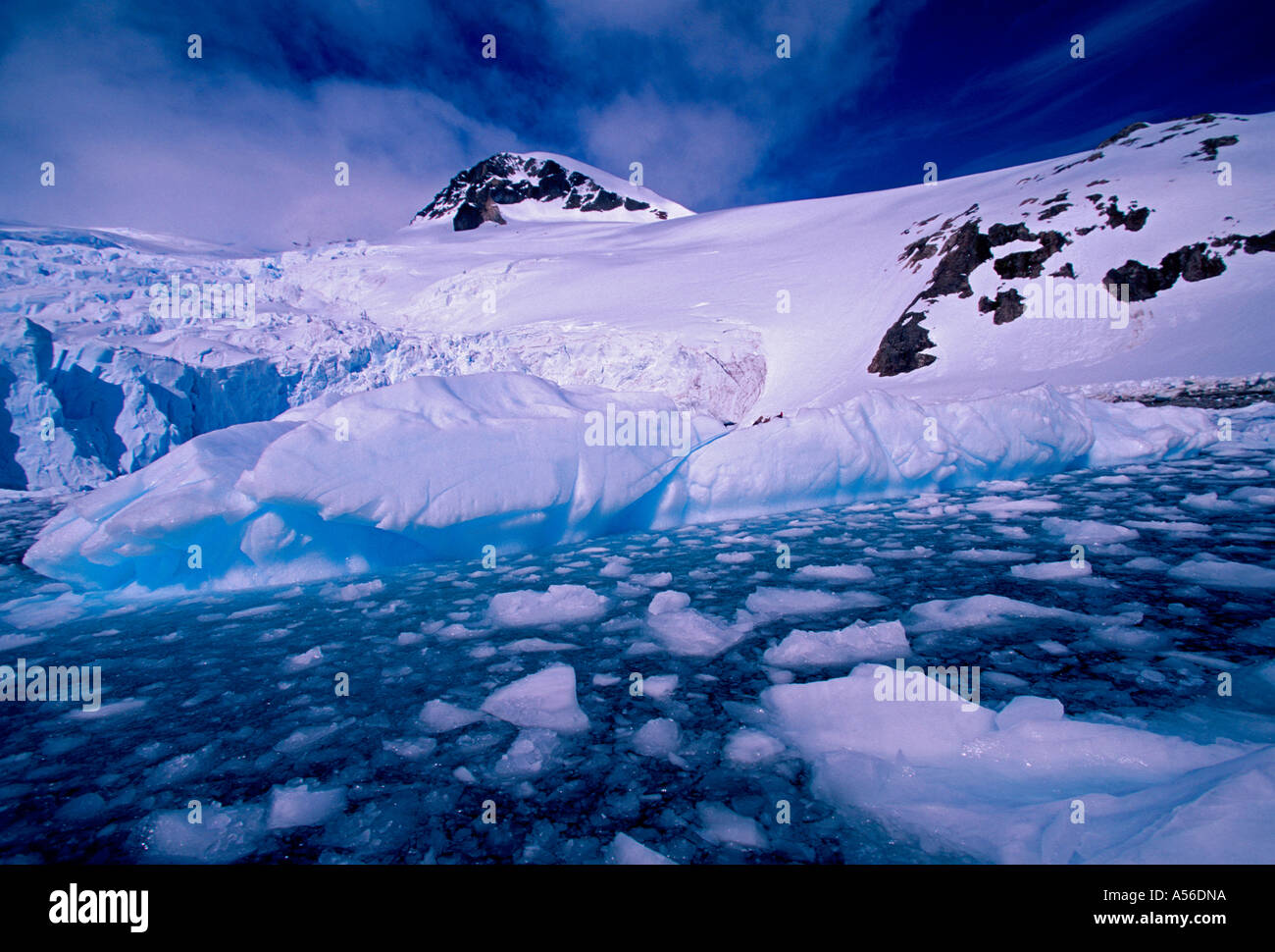 glacier, glaciers, berry bits, granite rock outcrop, continental