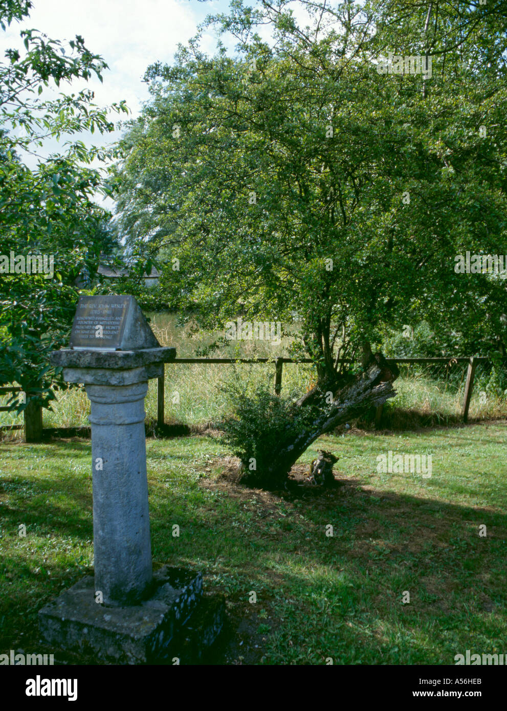 John Wesley's tree, near and St John's Chapel, Upper