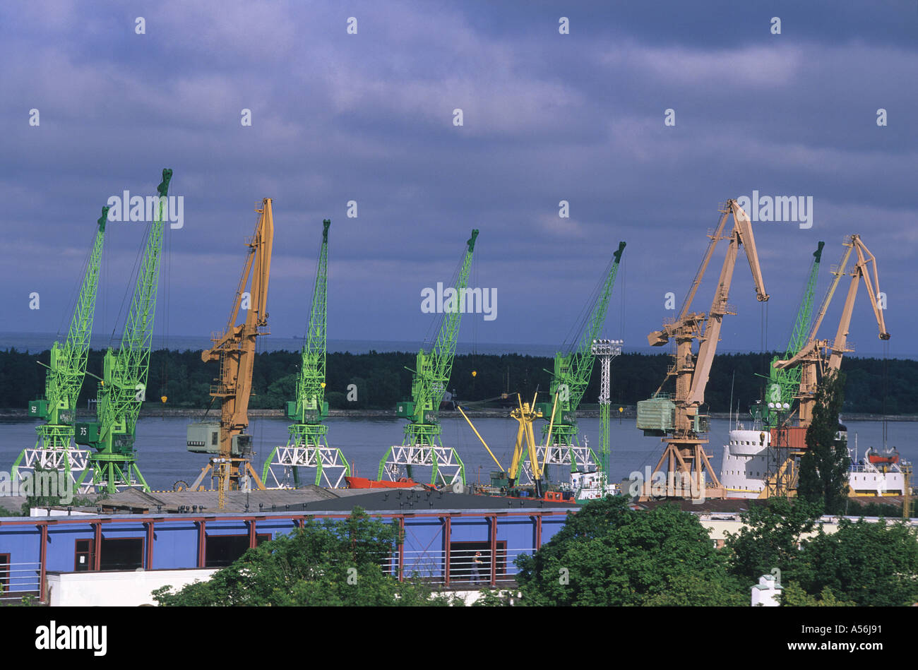 Klaipeda Port Lithuania Stock Photo Alamy