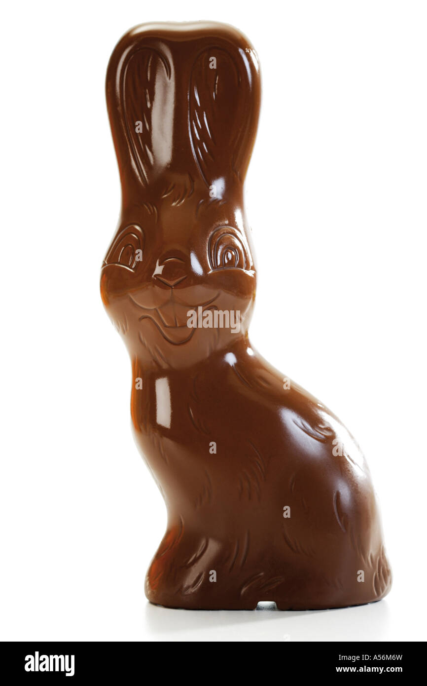 Chocolate bunny, closeup Stock Photo Alamy