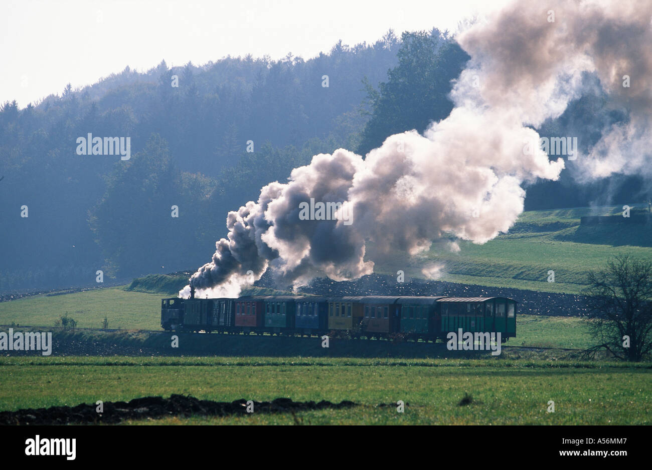 Stain Train Steam engine train Stainz Styria Austria Stock Photo - Alamy