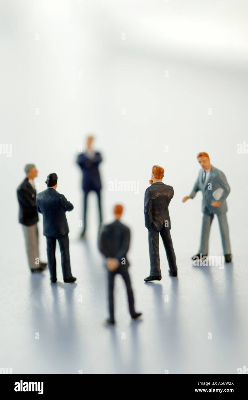 Business men figurines Stock Photo Alamy