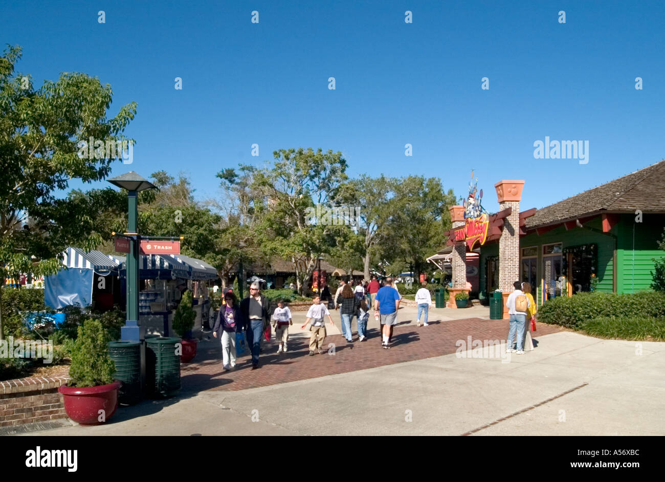 Disney Market Place, Lake Buena Vista, Orlando, Florida, USA Stock Photo