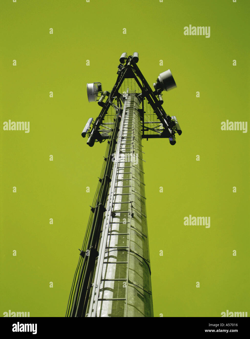 Mobile telephone mast, England, UK Stock Photo Alamy