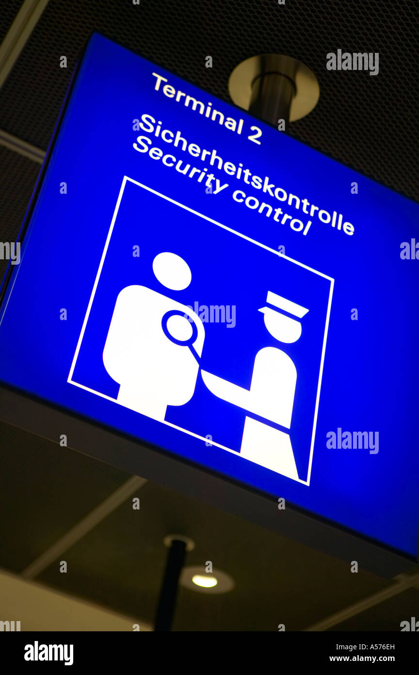 Security check sign hi-res stock photography and images - Alamy