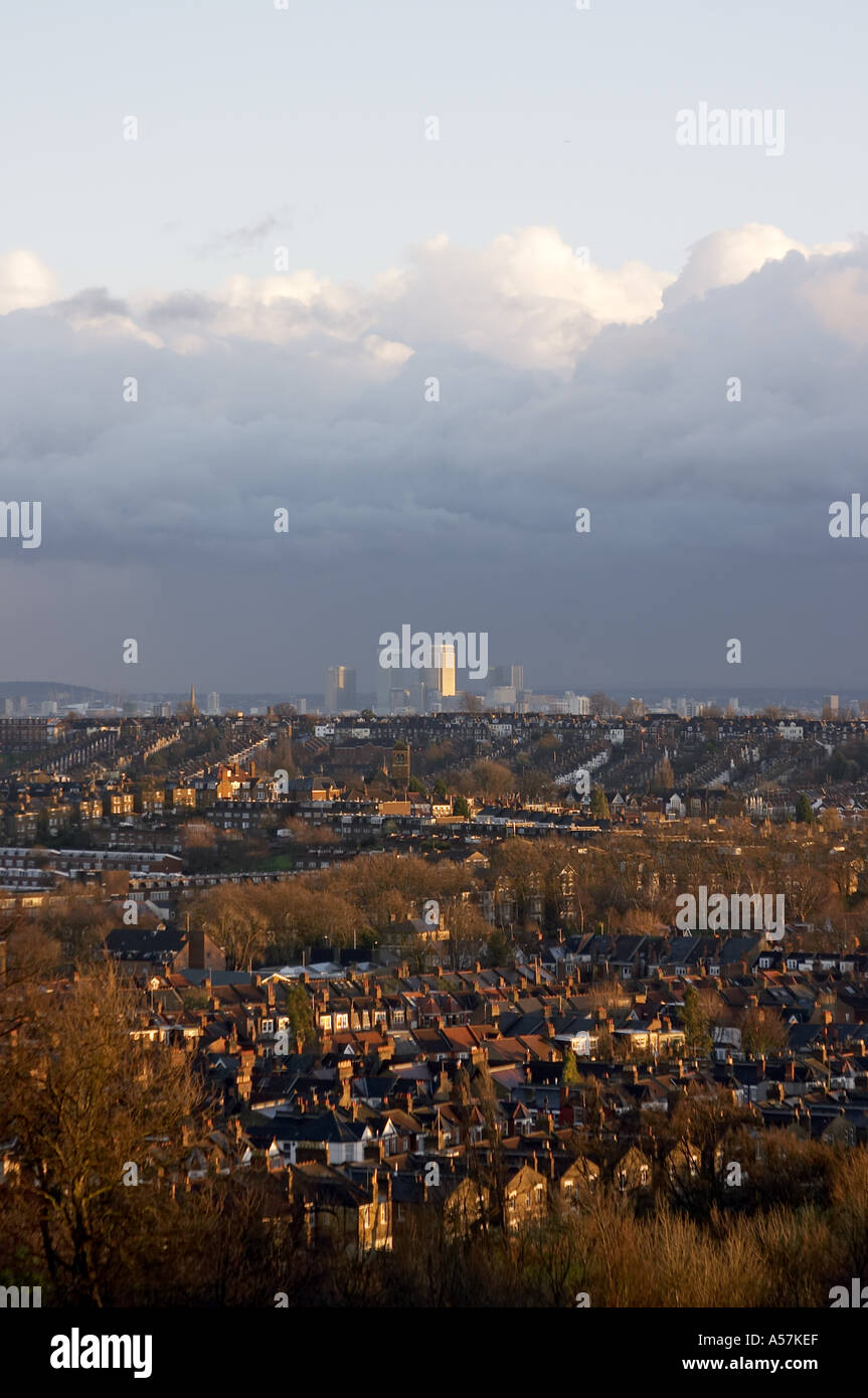 Alexandra palace view canary wharf hi-res stock photography and images ...