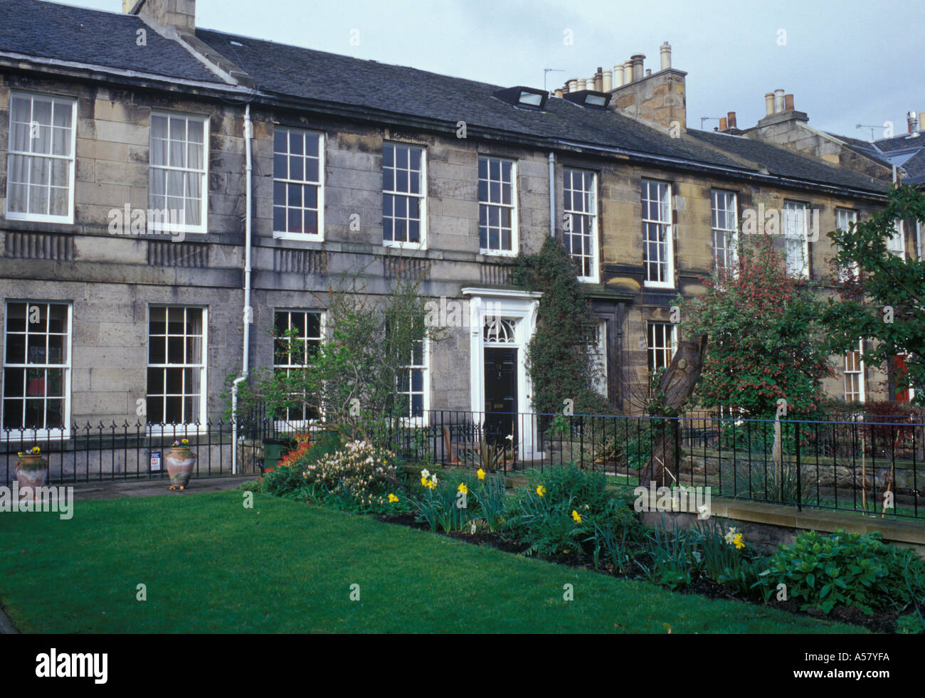 Ann Street Edinburgh New Town Scotland stone terraces c1817 James Milne Stock Photo Alamy