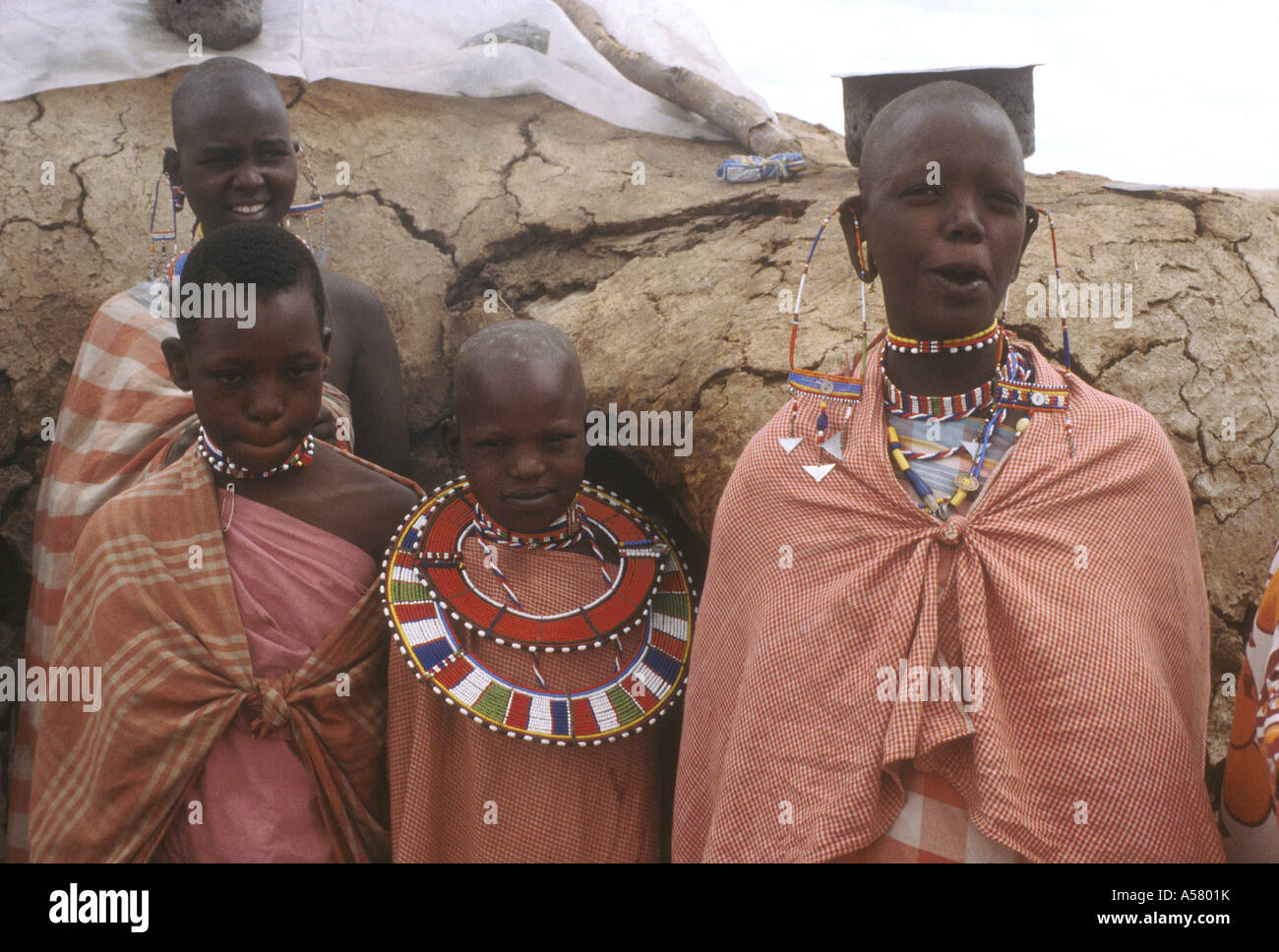 Painet ha2117 4245 kenya masai women kajiado country developing nation less economically developed culture emerging market Stock Photo