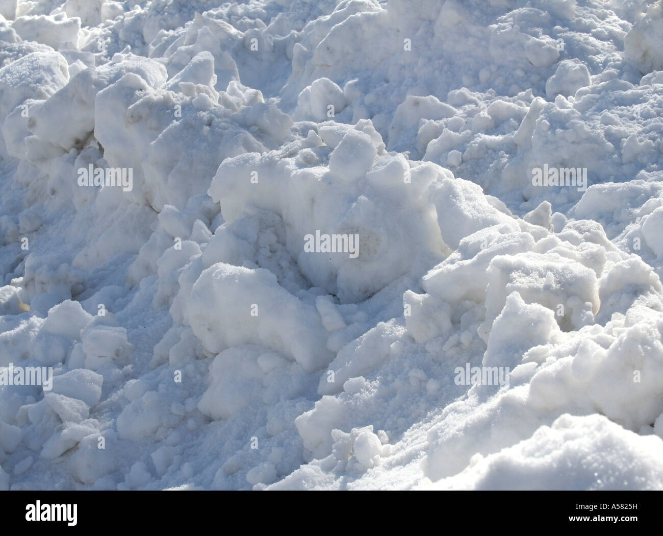 piles of snow Stock Photo Alamy