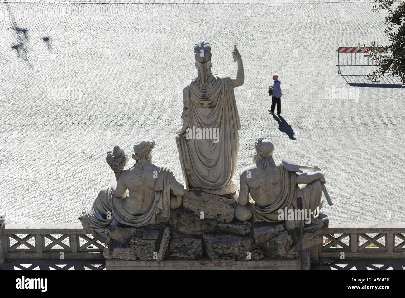 Piazza del Popolo, Rome, Italy, Europe Stock Photo