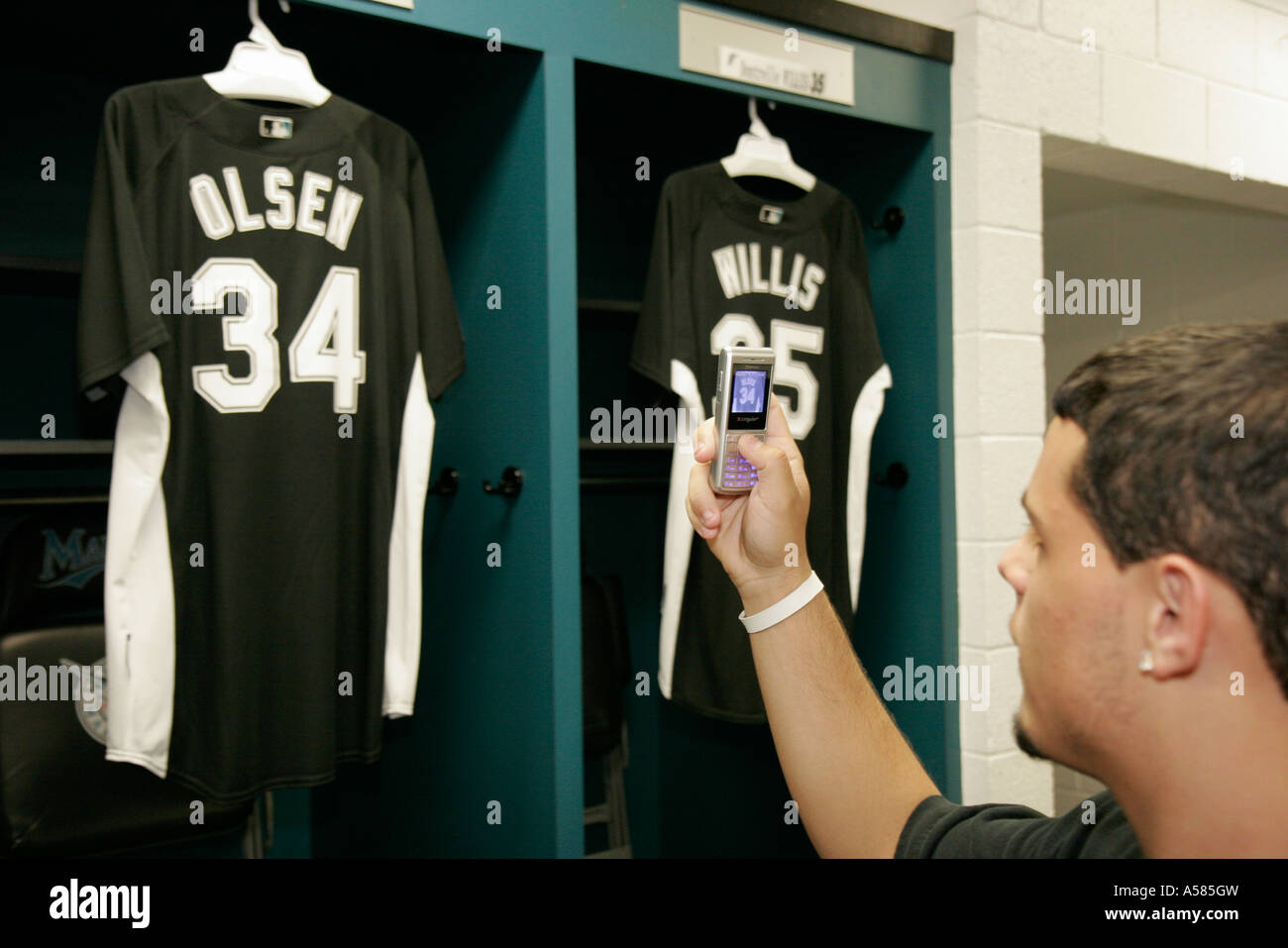 Miami Florida,Dolphin Stadium,Florida Marlins,Baseball FanFestal sports,fan,major  league,games,exhibit exhibition collection,promote,product products Stock  Photo - Alamy