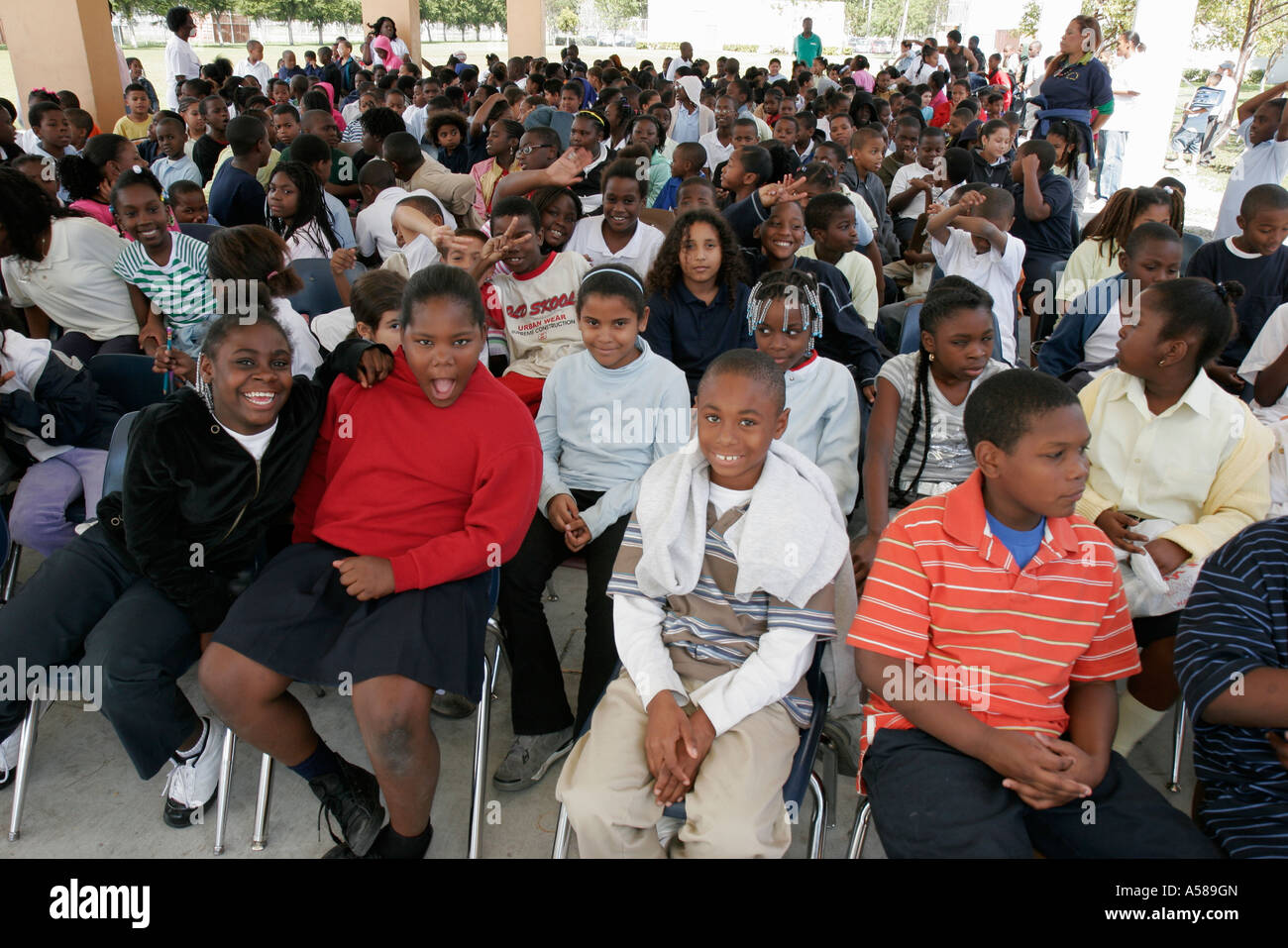 Miami Florida Liberty City Lenora Smith Elementary School Black Stock