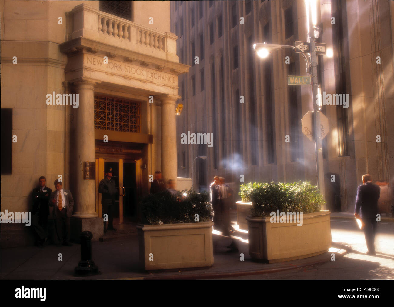 Wall Street Stock Exchange Stock Photo - Alamy