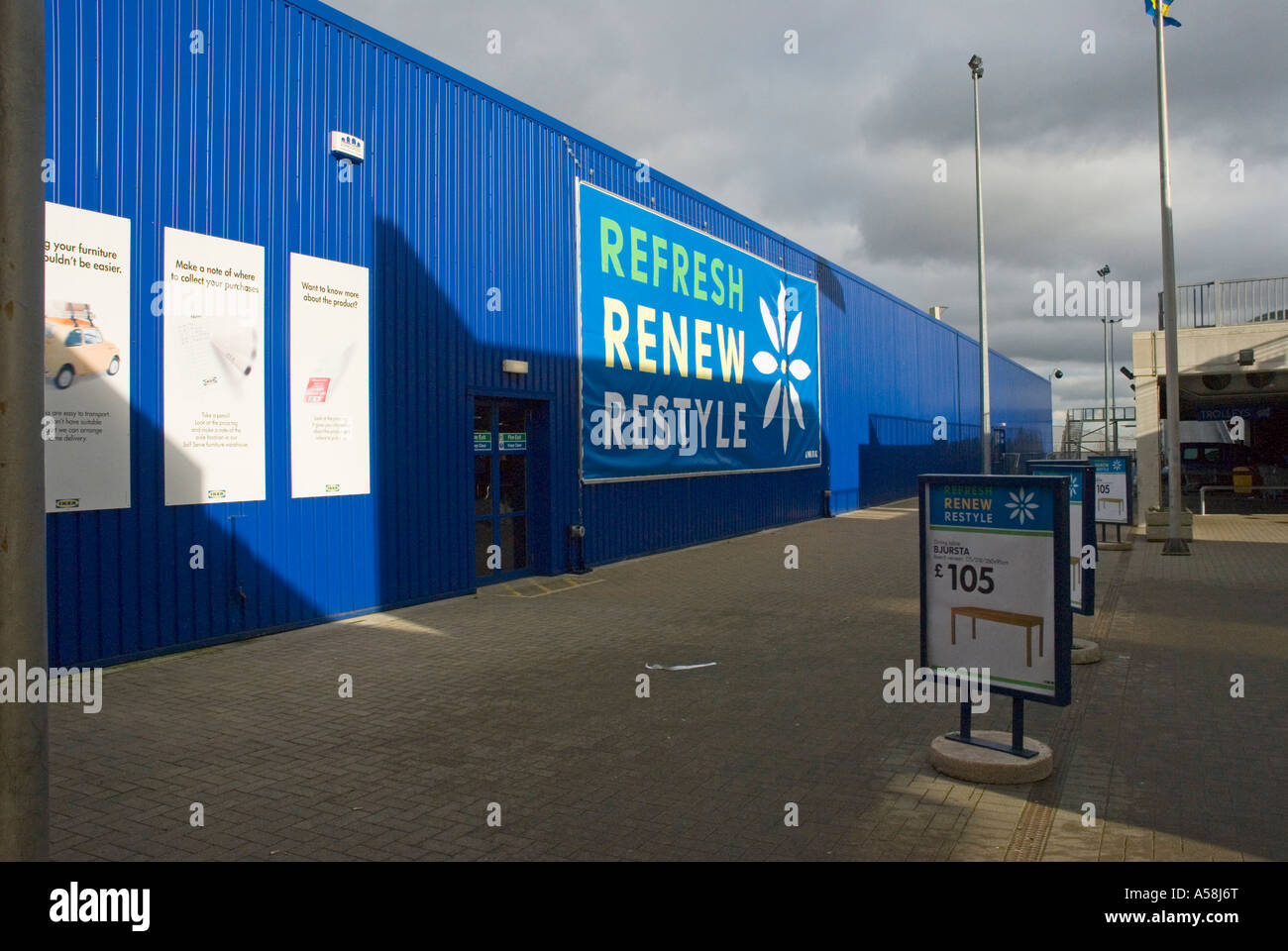 Ikea store Birstall retail park near Leeds Stock Photo Alamy