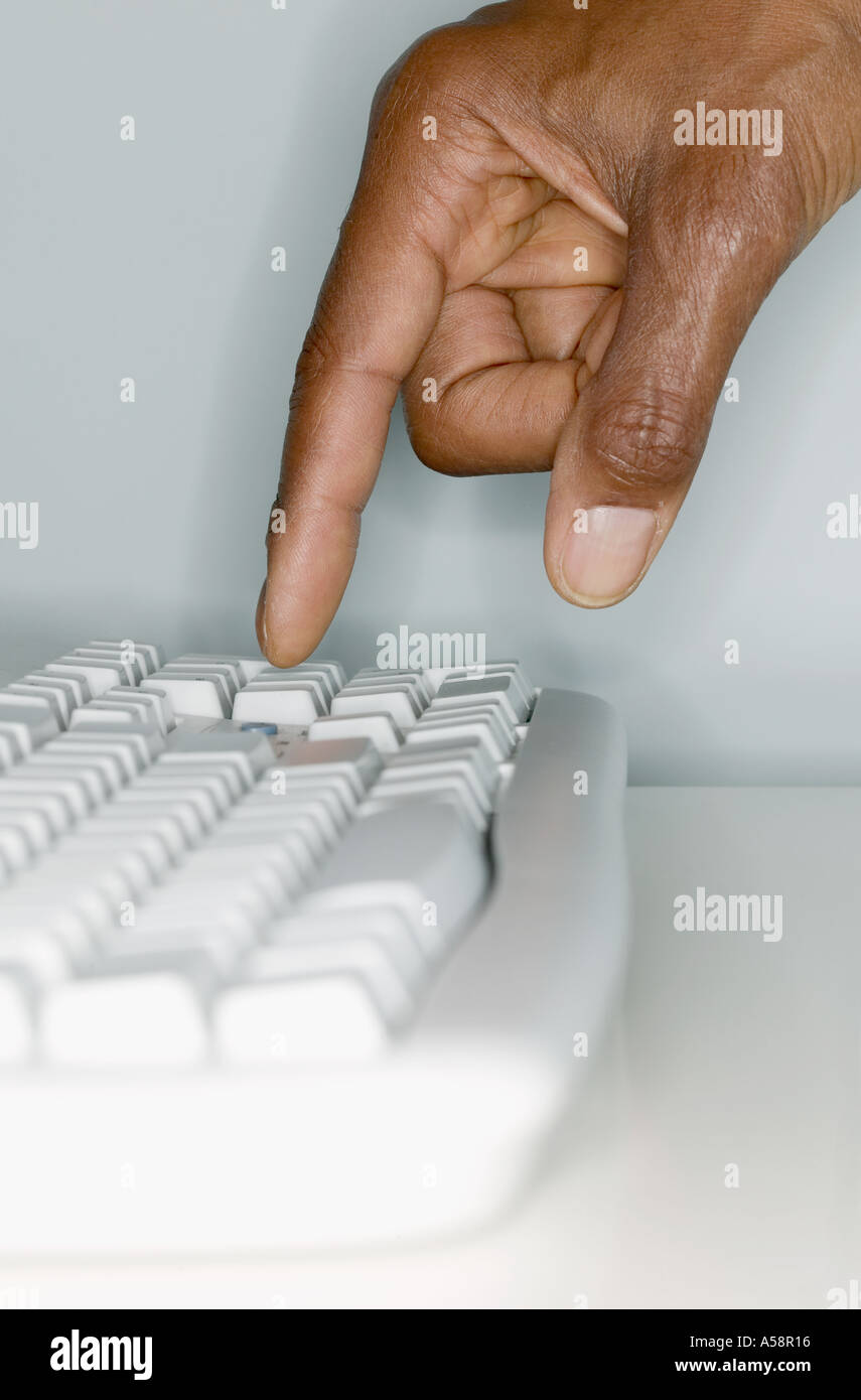 Keyboard Hand Lifestyle keyboard hi-res stock photography and images - Alamy