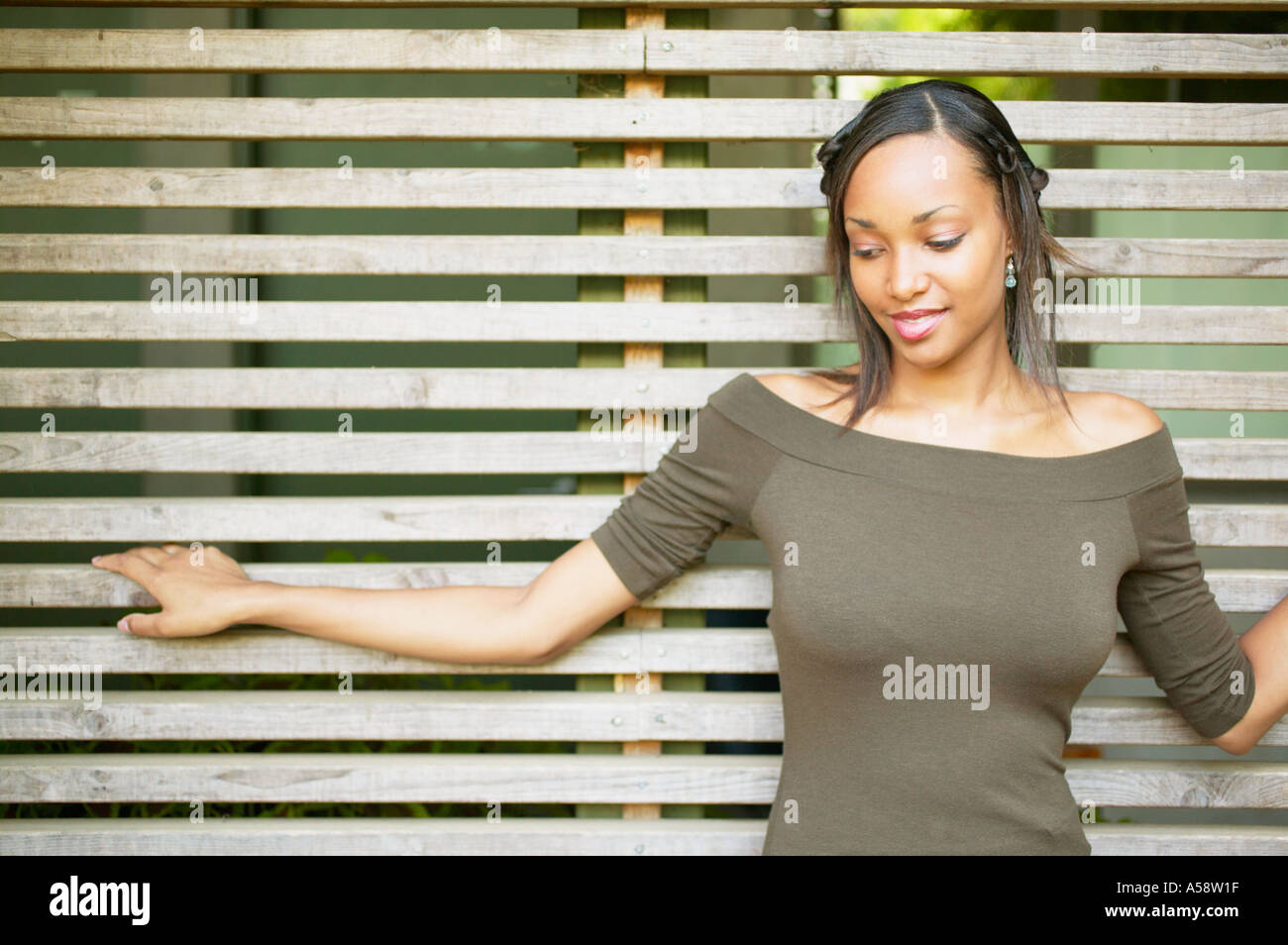 African woman modelling hi-res stock photography and images - Alamy