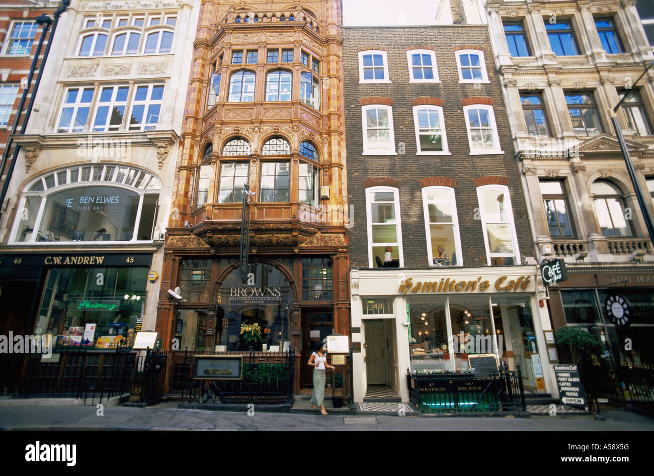 England, London, Mayfair, Maddox Street Stock Photo