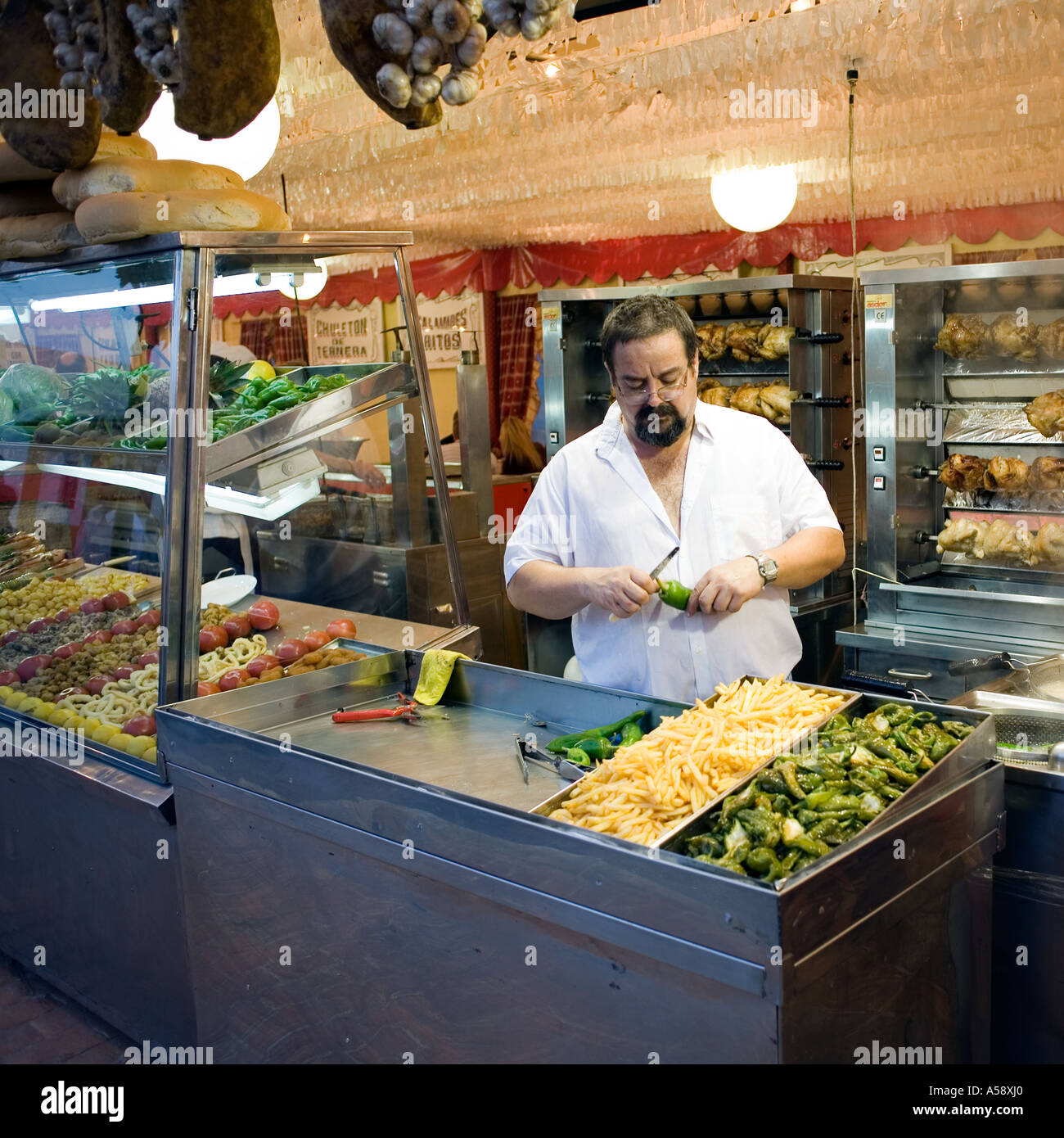 Food stall fuengirola feria spain tent hires stock photography and images Alamy