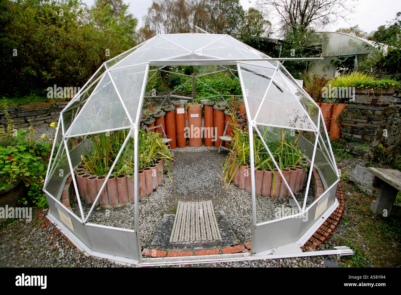 Greenhouse National Centre for Alternative Technology Machynlleth Mid