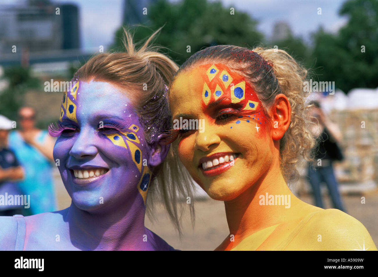 World body paint festival hi-res stock photography and images - Alamy