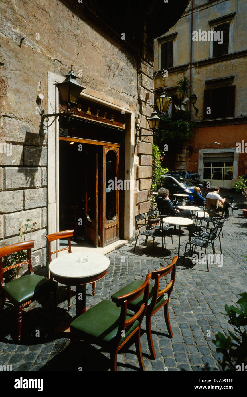 Italy Rome Antico Caffe della Pace aka Bar della Pace Stock Photo