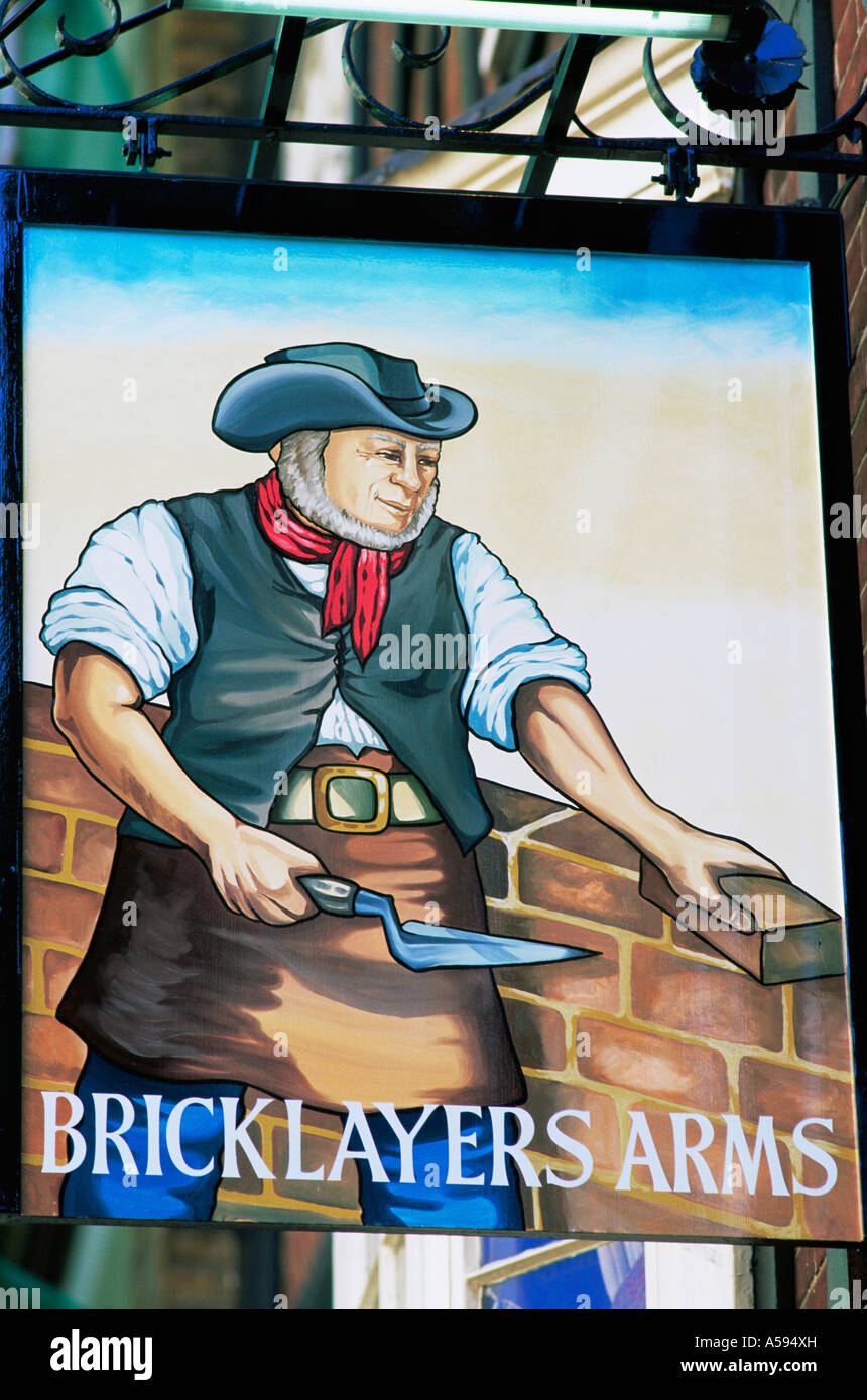 Bricklayers arms pub sign hires stock photography and images Alamy
