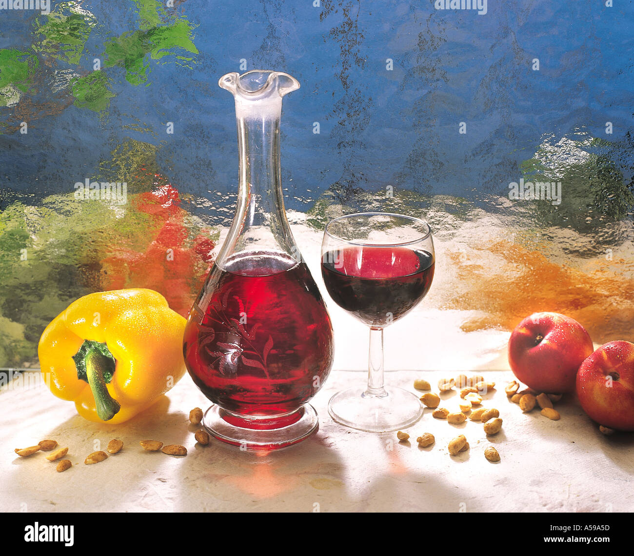 wine stillife Stock Photo