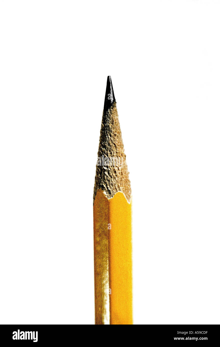 Extreme close up detail of pencil tip Stock Photo Alamy