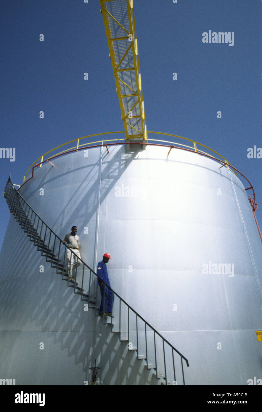 aviation fuel oil tanks Stock Photo Alamy