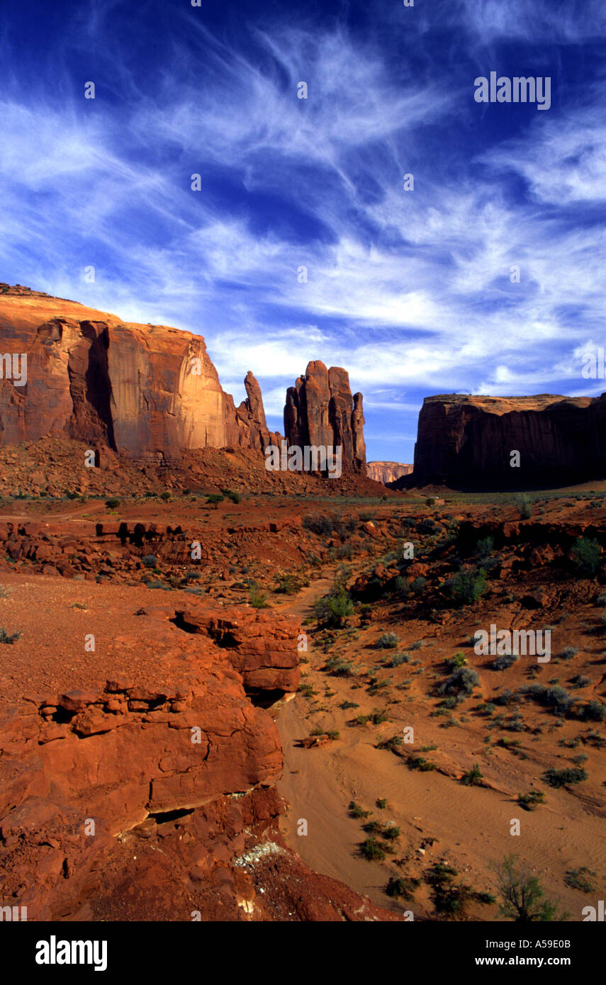 Monument Valley Navajo Tribal Park Arizona USA Stock Photo