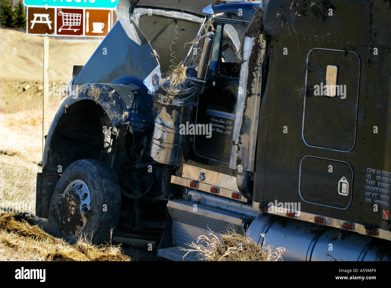 ACCIDENT VEHICULAR Stock Photo