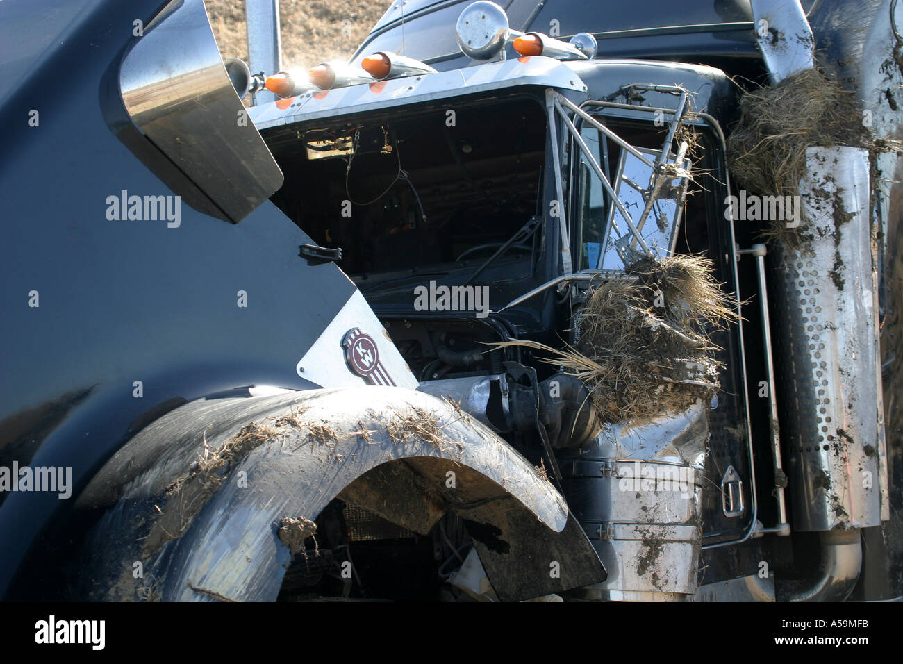 ACCIDENT VEHICULAR Stock Photo