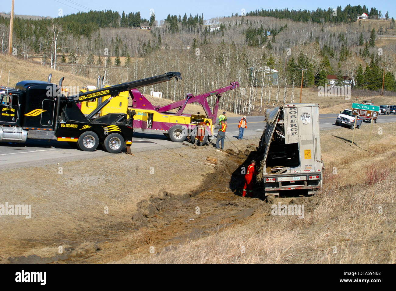 ACCIDENT VEHICULAR Stock Photo