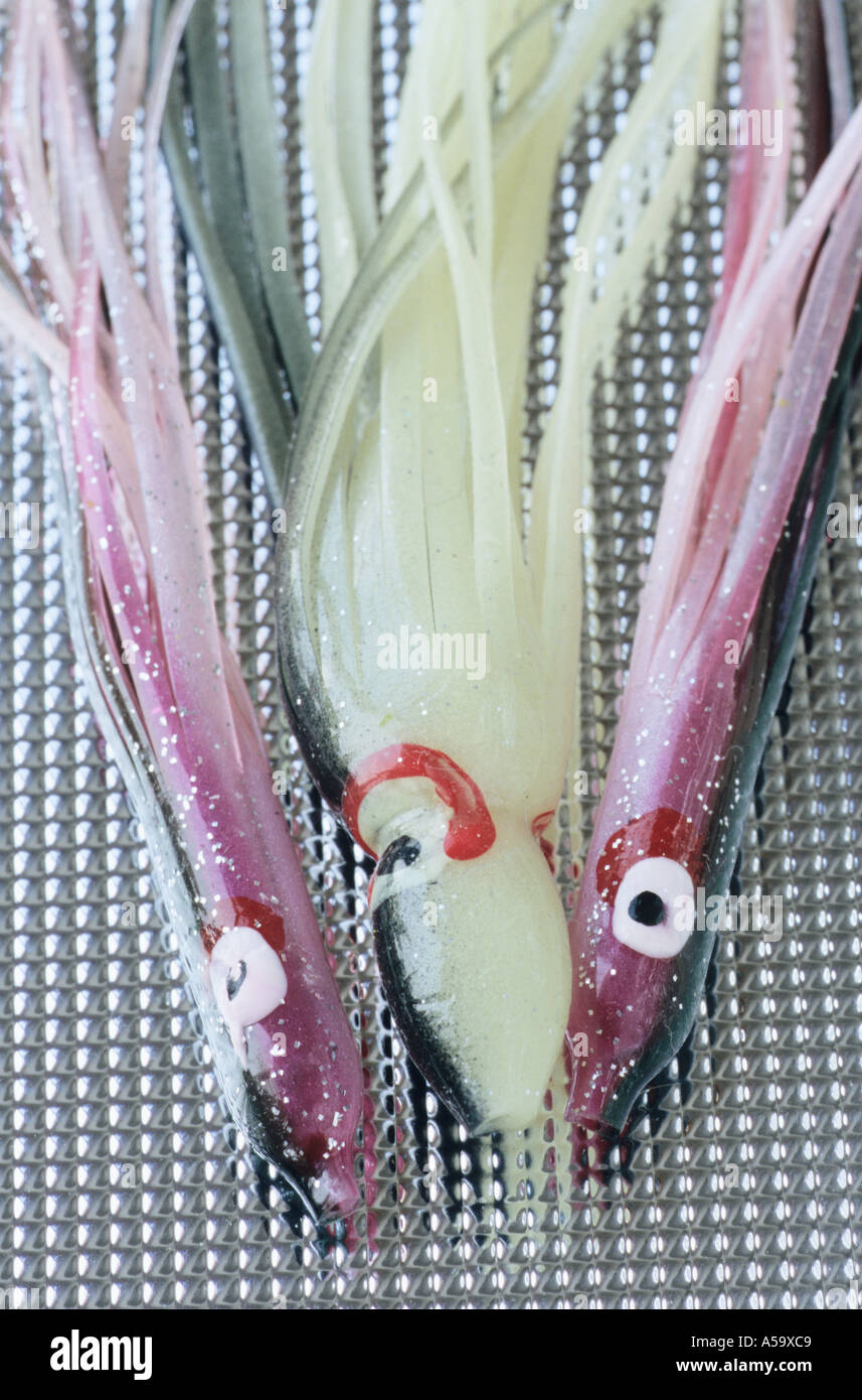 https://c8.alamy.com/comp/A59XC9/salmon-fishing-lures-squid-imitations-called-hootchies-A59XC9.jpg