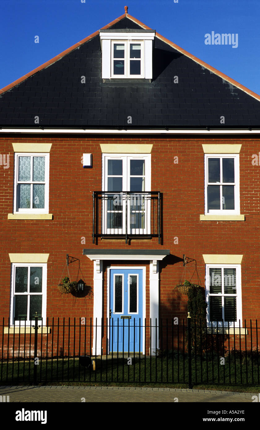 Newly built house, Ravenswood Estate, Ipswich Suffolk, UK Stock Photo