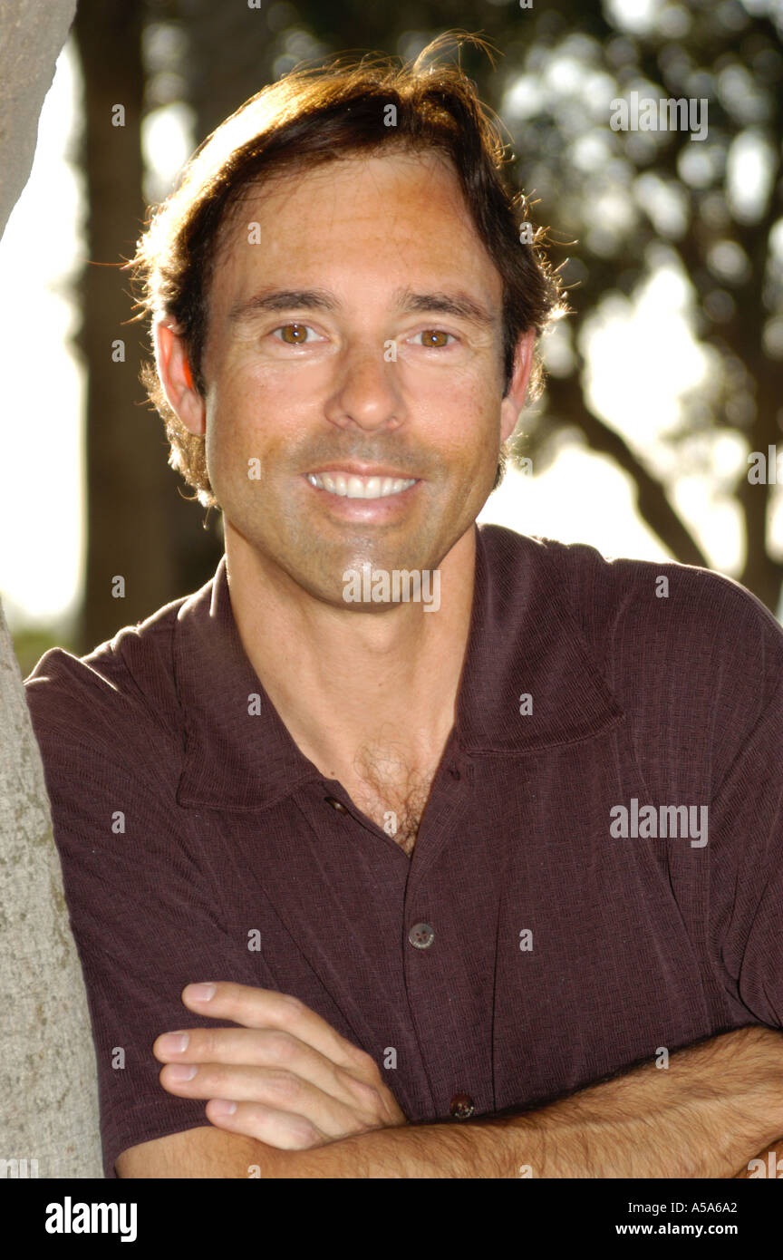 3120 Model released  Man smiling Stock Photo