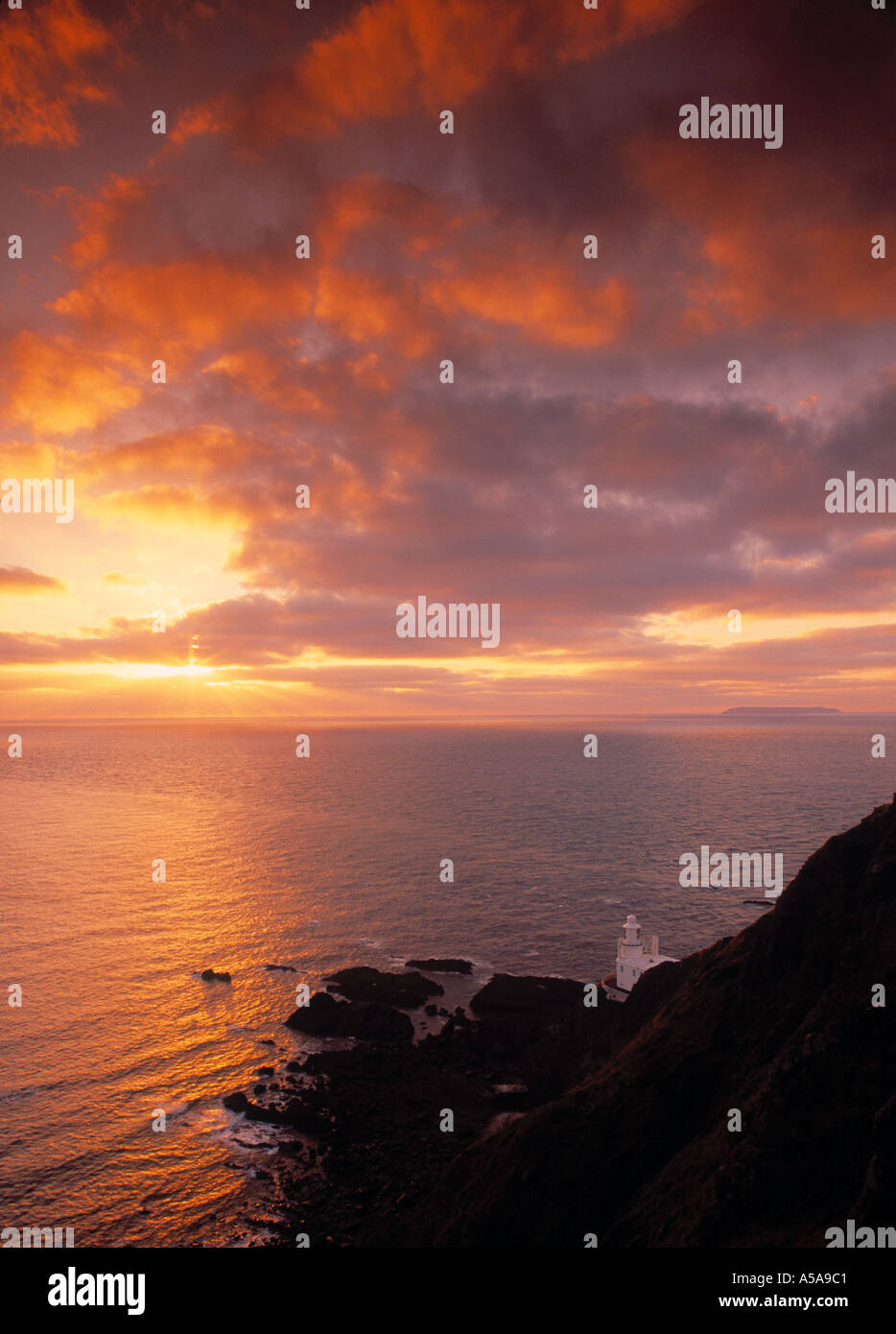 Hartland Point, Devon, England Stock Photo