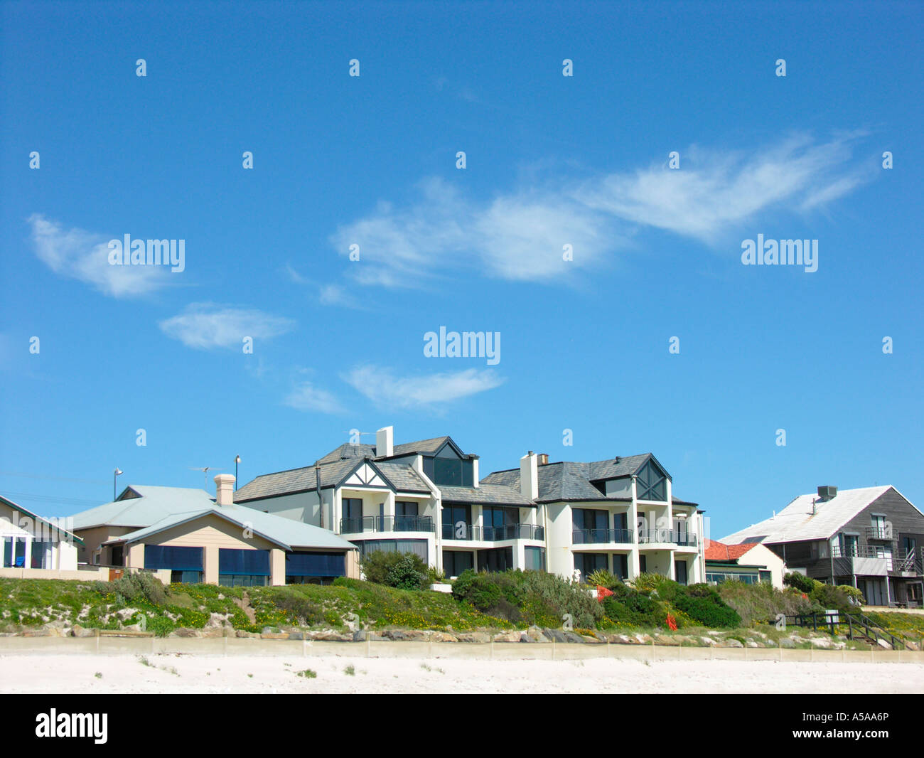 Waterfront property Henley Beach Adelaide South Australia Stock Photo