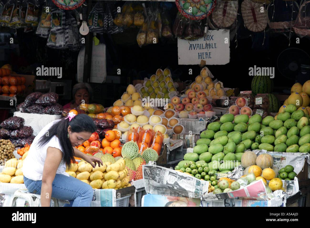Fruit for sale in Manila, Philippine Islands Stock Photo Alamy