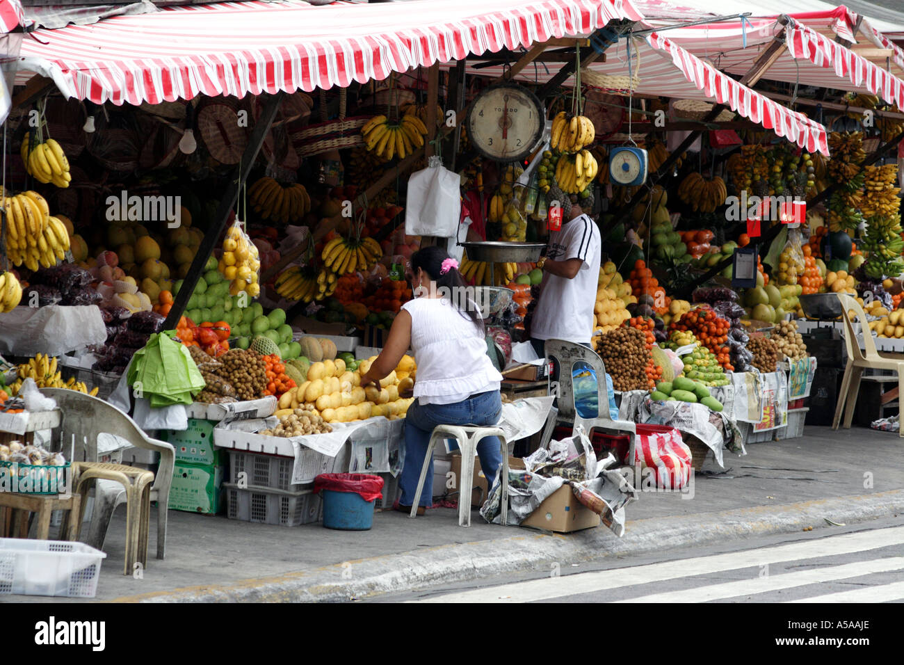 Fruit for sale in Manila, Philippine Islands Stock Photo Alamy
