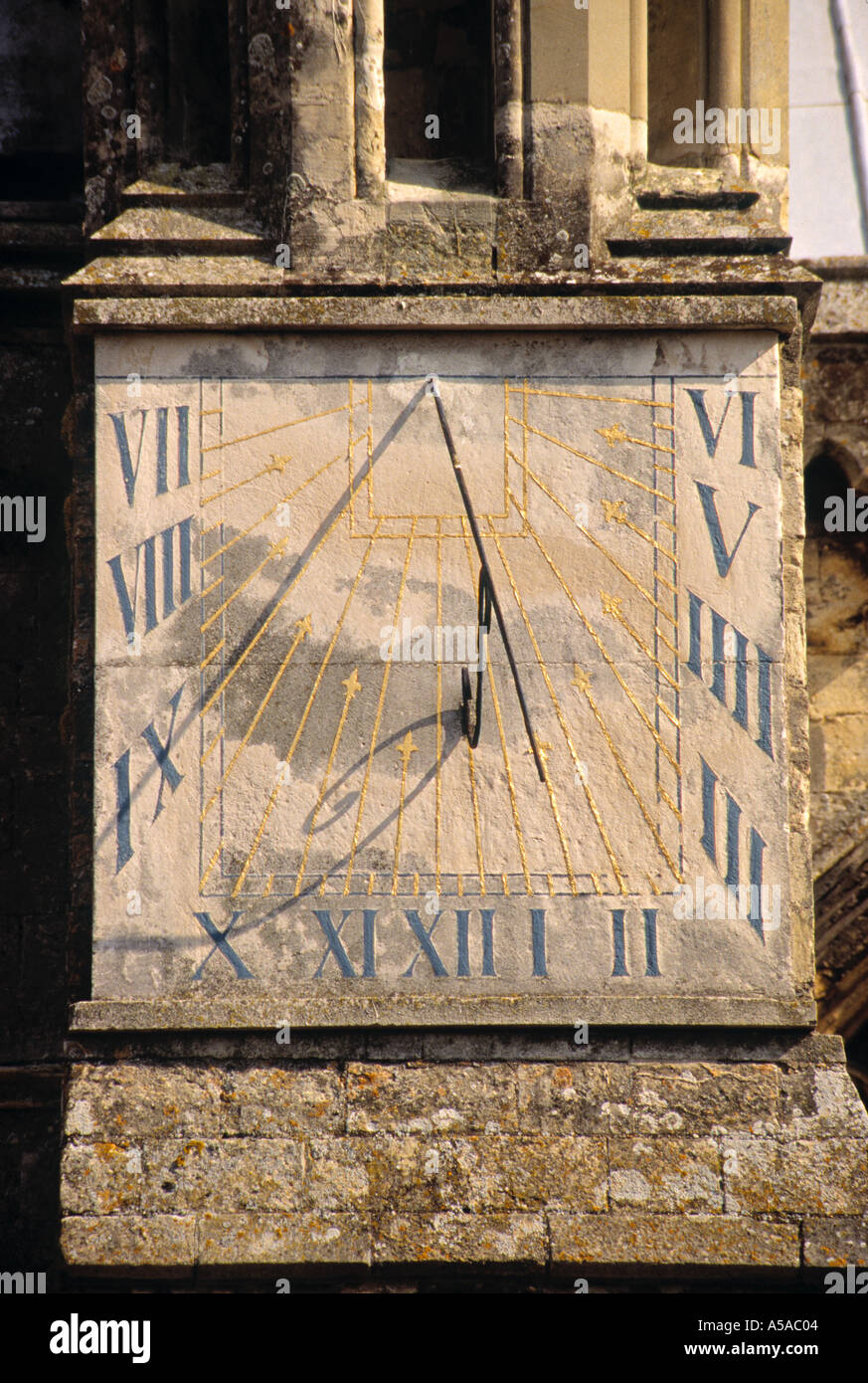 Sundial, Oxford, England Stock Photo Alamy
