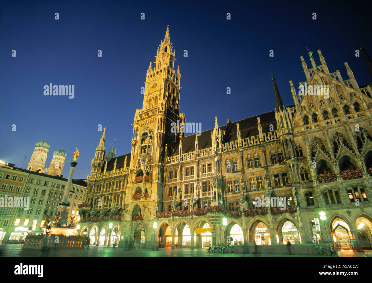 Rathaus, Marienplatz, Munich, Germany Stock Photo