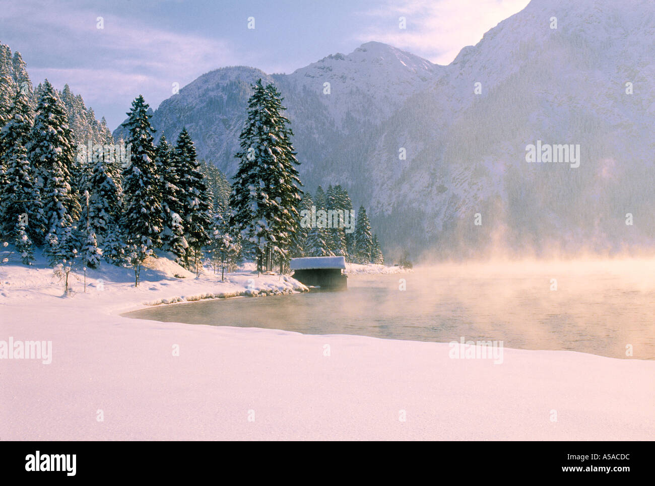 Plansee, Tirol, Austria Stock Photo