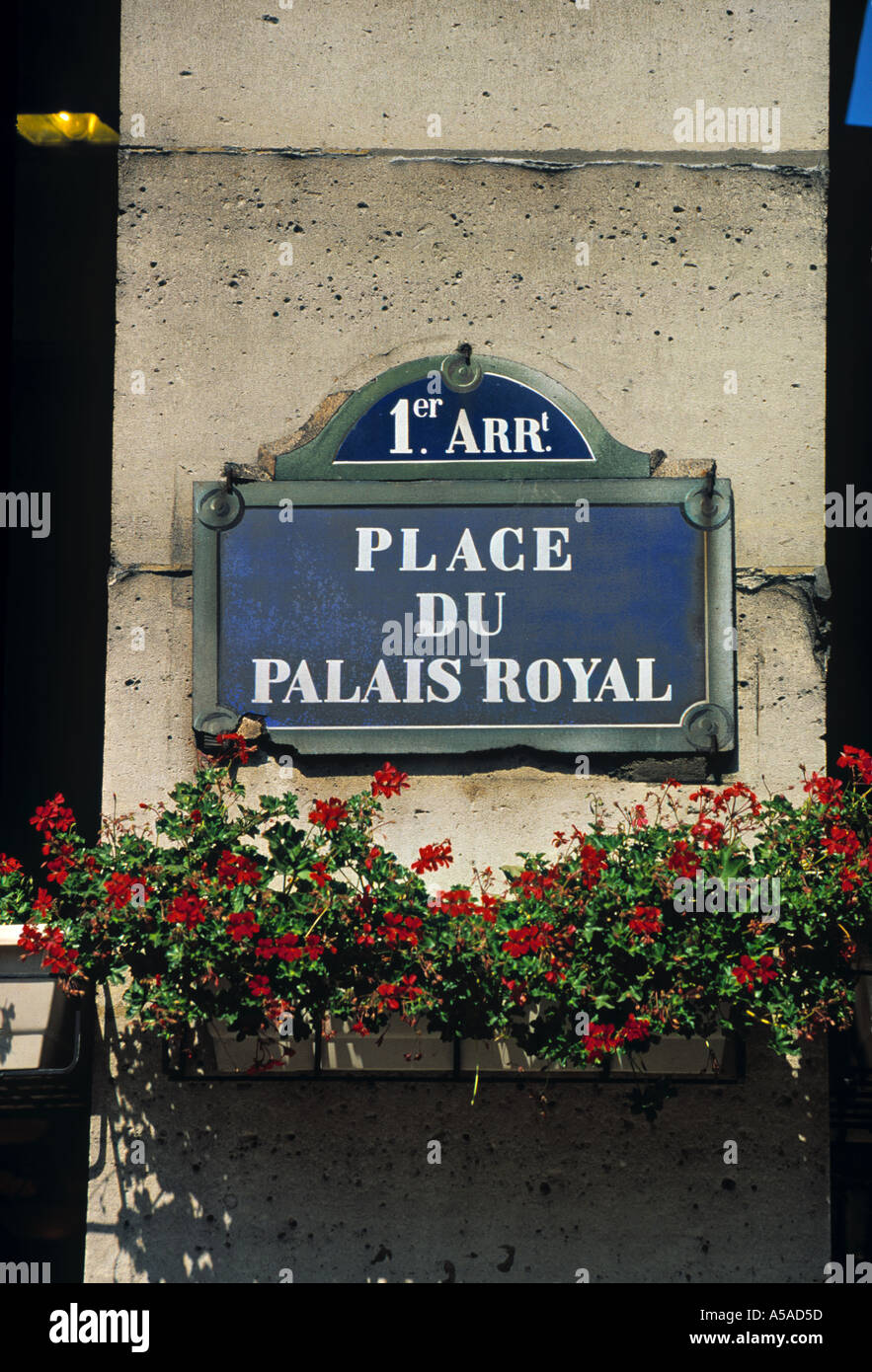 Street Sign, Paris, France Stock Photo - Alamy