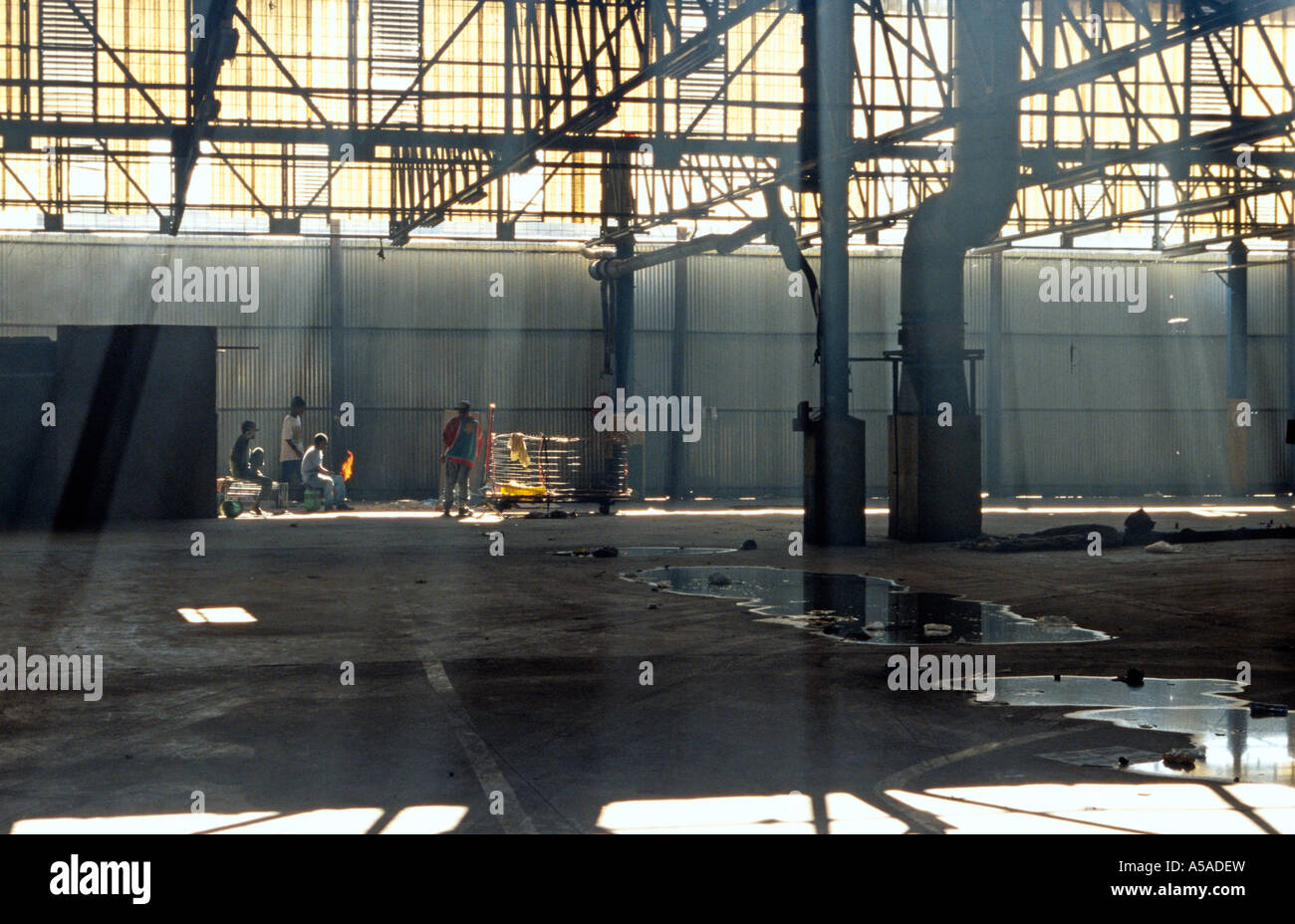 A warehouse in Johannesburg South Africa Stock Photo Alamy