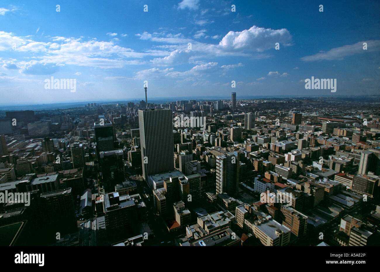 An aerial view of the city of Johannesburg South Africa Stock Photo - Alamy