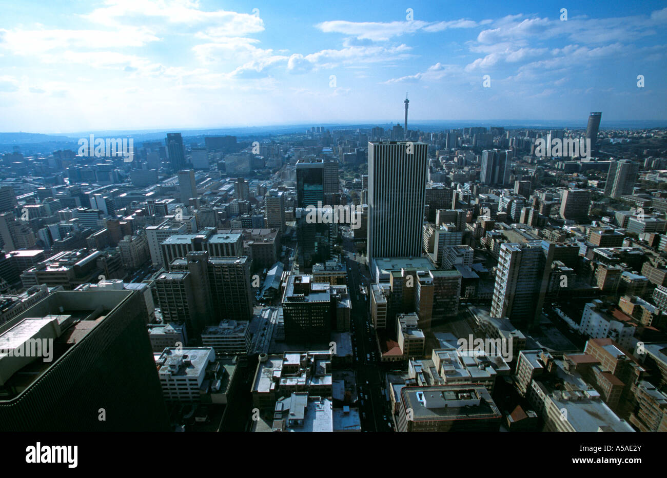 An aerial view of the city of Johannesburg South Africa Stock Photo - Alamy