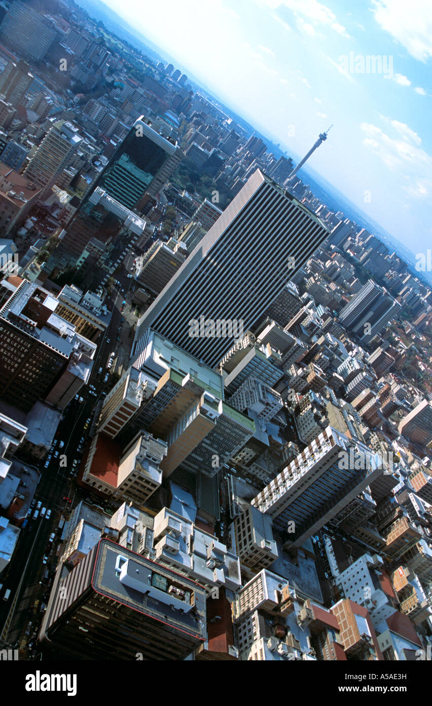 An aerial view of the city of Johannesburg South Africa Stock Photo - Alamy