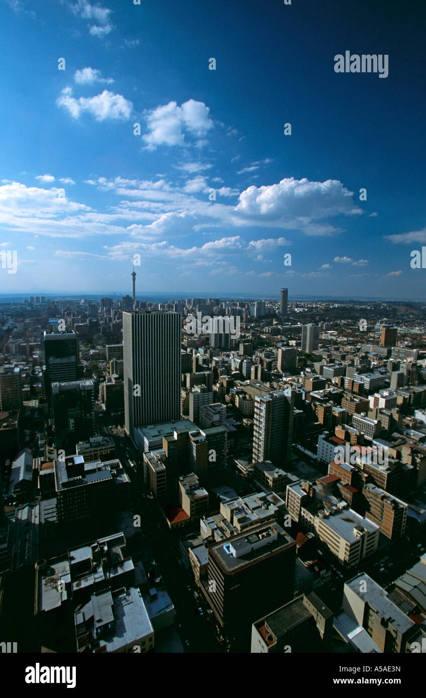 An aerial view of the city of Johannesburg South Africa Stock Photo - Alamy
