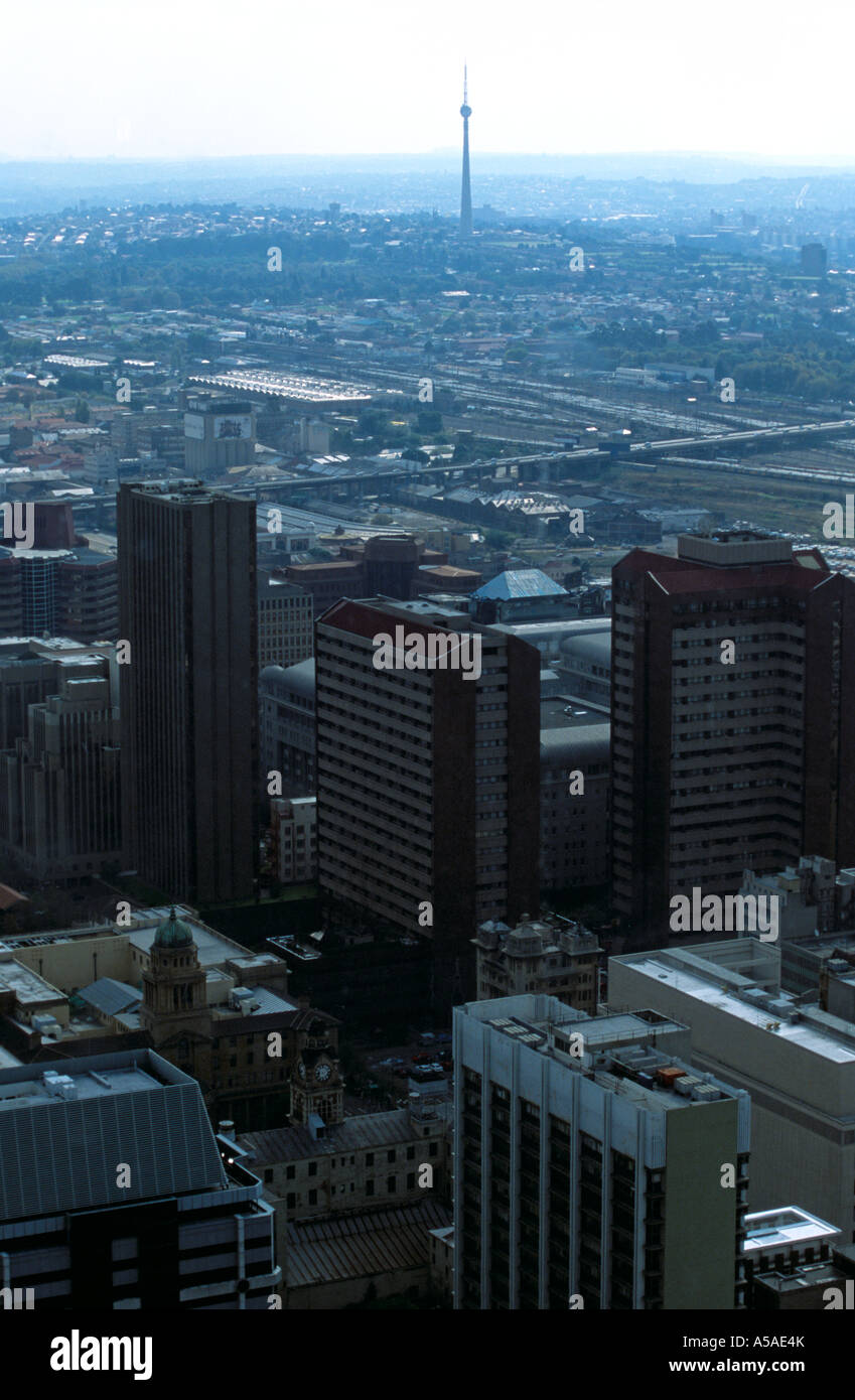 An aerial view of the city of Johannesburg South Africa Stock Photo - Alamy